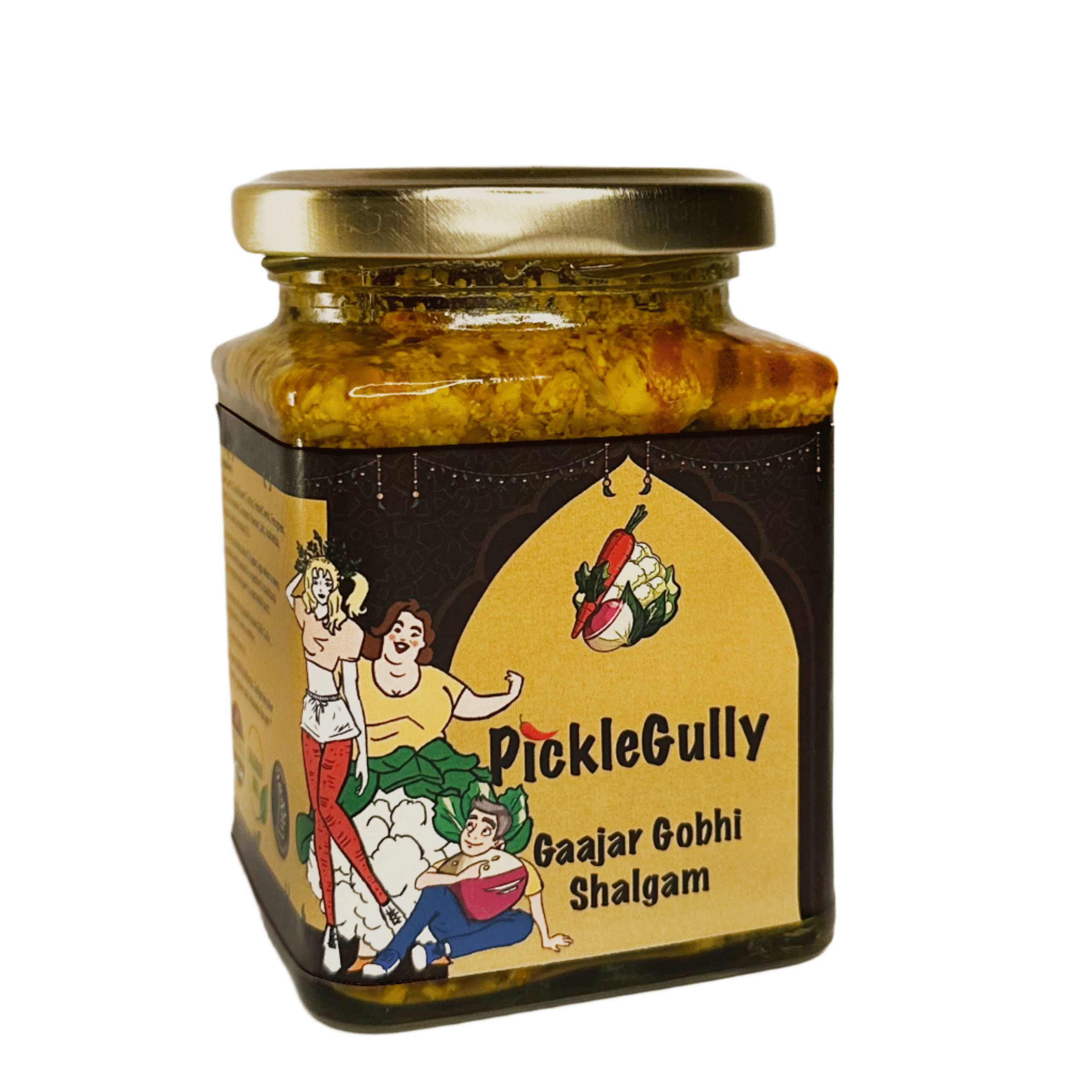 Gajar Gobhi Shalgam Mix Pickle – No Added Sugar or Jaggery – 250 gm (Autmn to Spring) – October to May)